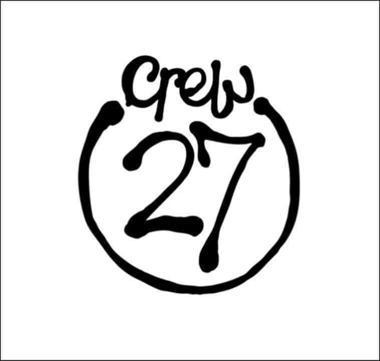 CREW 27 brand development — still frame from the project animation